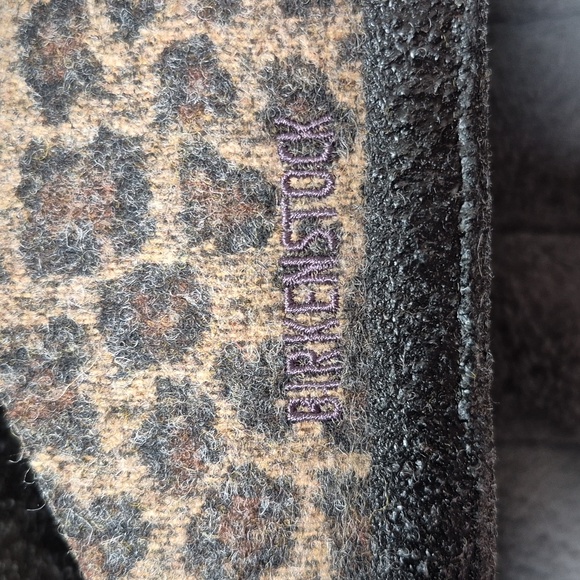 Birkenstock Zermatt Wool Felt Shearling Clogs In Toffee Melange,Size 40, NWT - Picture 17 of 17